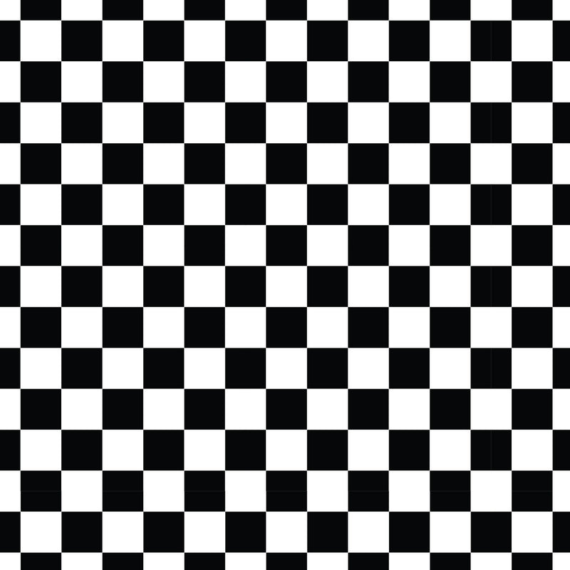 Checkerboard Black UV Printed Acrylic Sheet
