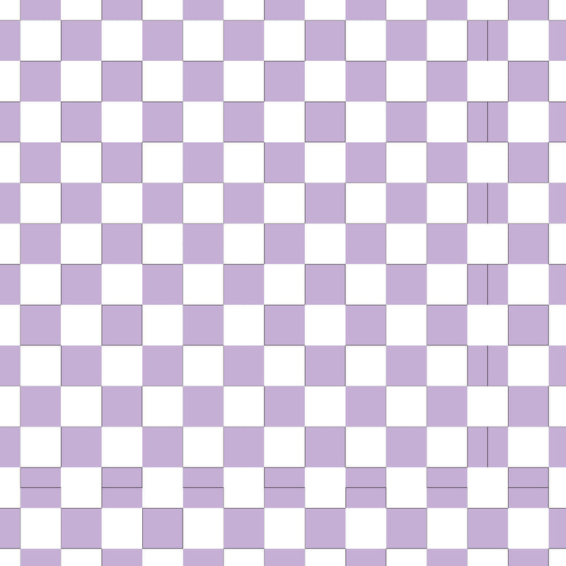 Checkerboard Light Purple UV Printed Acrylic Sheet