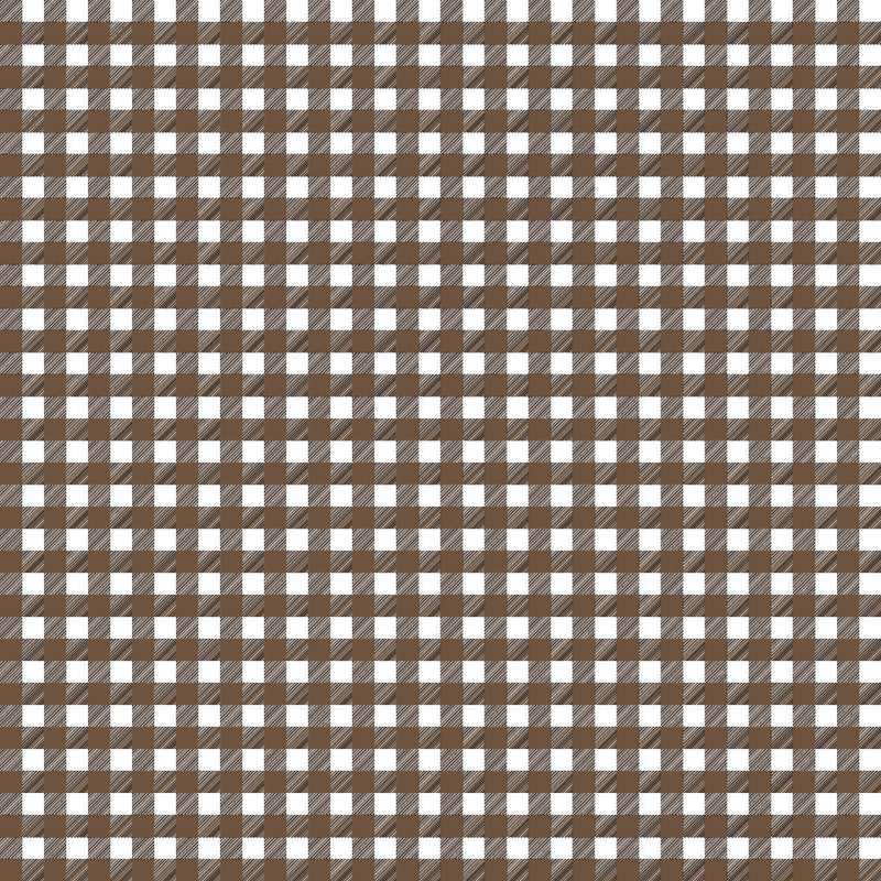 Gingham Brown UV Printed Acrylic Sheet
