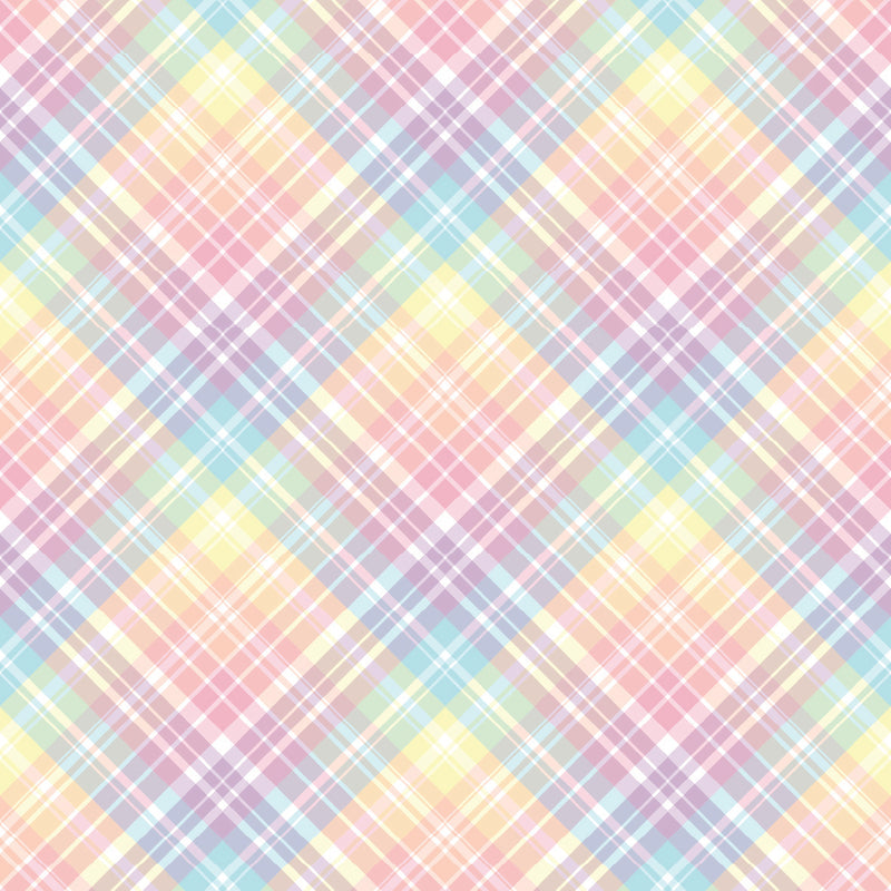 Rainbow Gingham UV Printed Acrylic Sheet