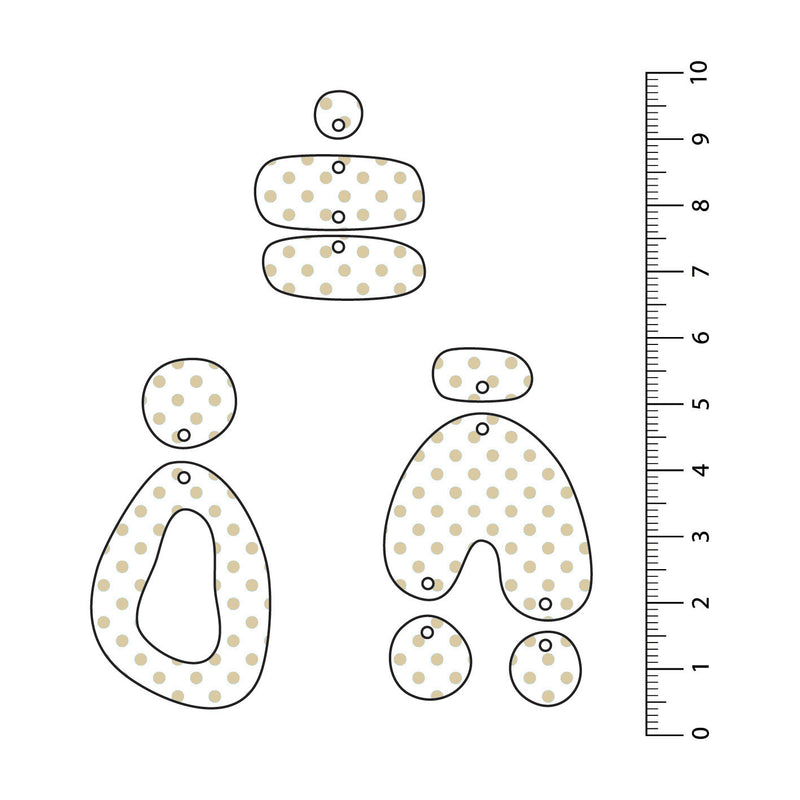 Spots Beige UV Printed Acrylic Sheet