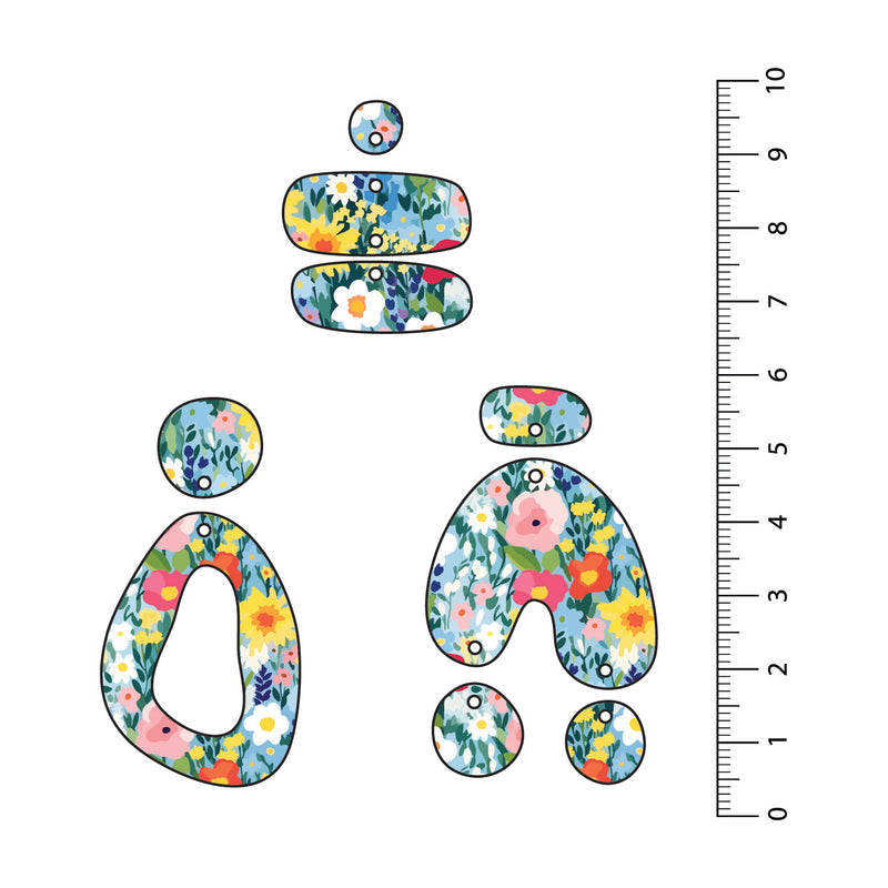 Watercolour Florals UV Printed Acrylic Sheet