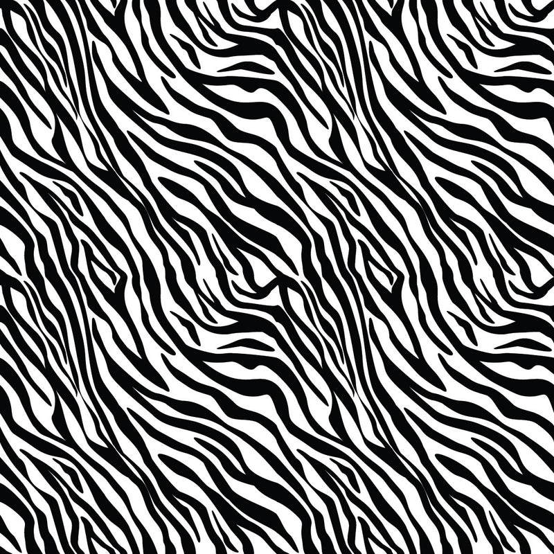 Zebra Black UV Printed Acrylic Sheet