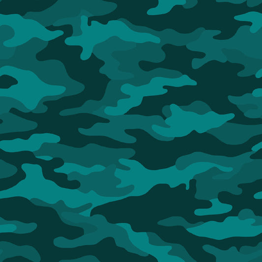 Camo Teal UV Printed Acrylic Sheet