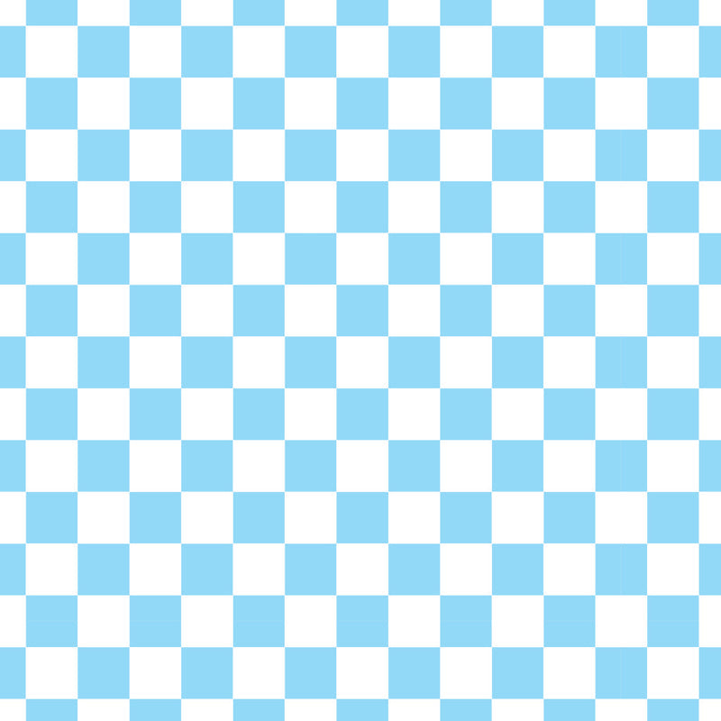 Checkerboard Light Blue UV Printed Acrylic Sheet
