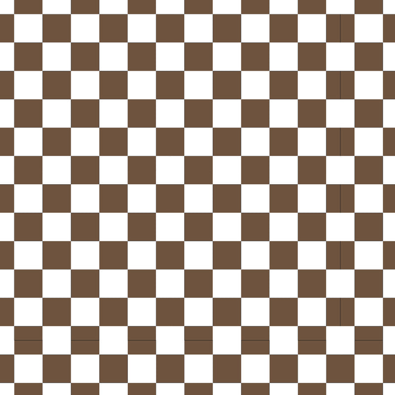 Checkerboard Brown UV Printed Acrylic Sheet