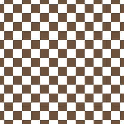 Checkerboard Brown UV Printed Acrylic Sheet