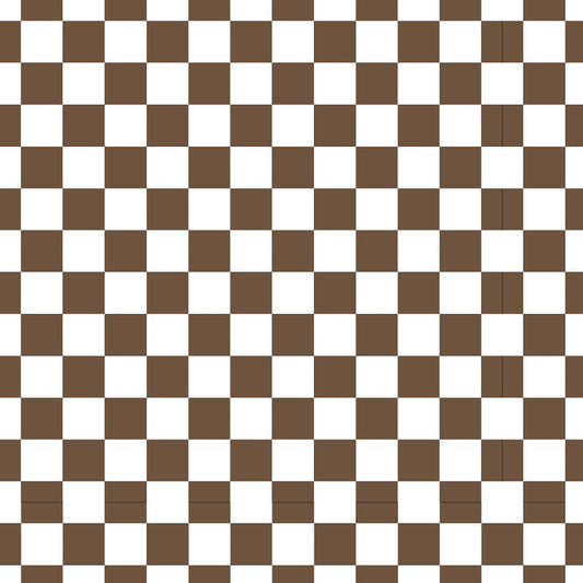 Checkerboard Brown UV Printed Acrylic Sheet