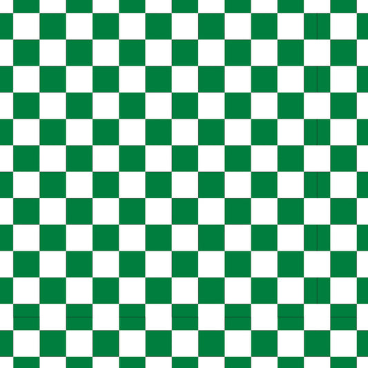 Checkerboard Dark Green UV Printed Acrylic Sheet