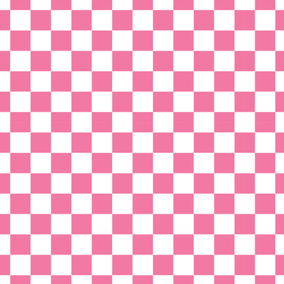 Checkerboard Light Pink UV Printed Acrylic Sheet