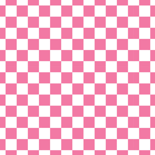 Checkerboard Light Pink UV Printed Acrylic Sheet