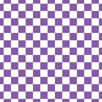 Checkerboard Dark Purple UV Printed Acrylic Sheet