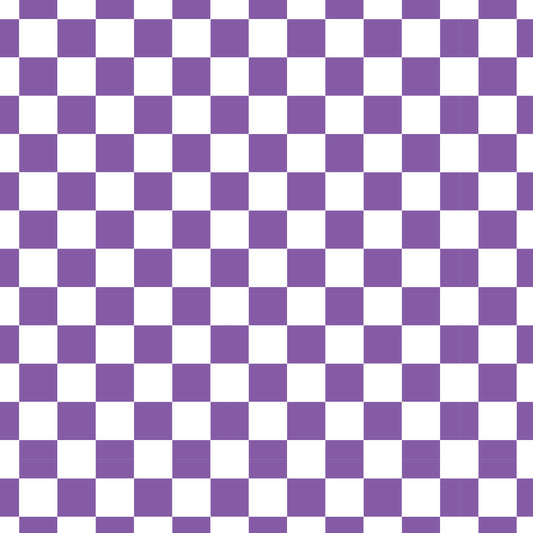 Checkerboard Dark Purple UV Printed Acrylic Sheet