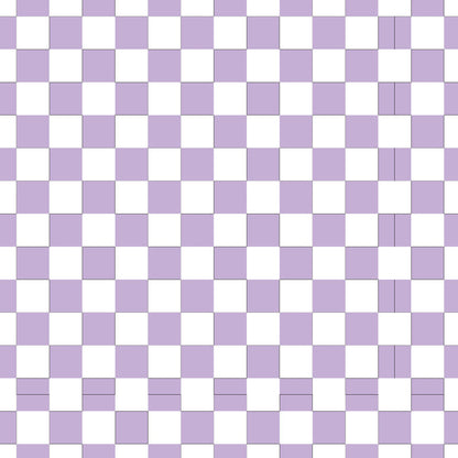 Checkerboard Light Purple UV Printed Acrylic Sheet
