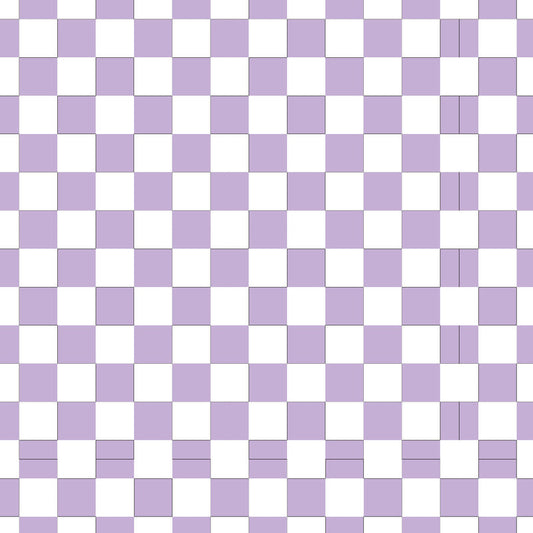Checkerboard Light Purple UV Printed Acrylic Sheet