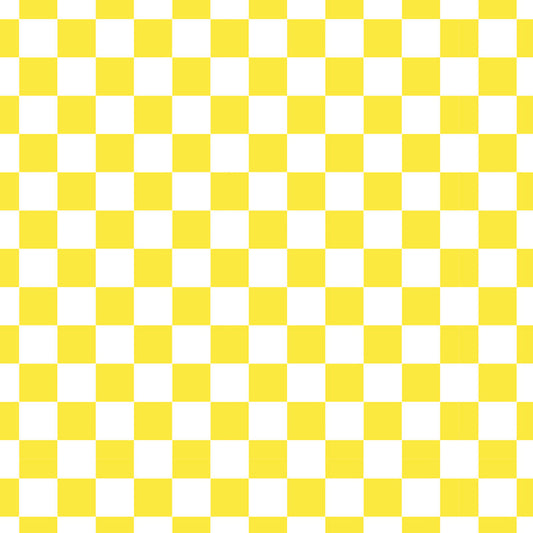Checkerboard Yellow UV Printed Acrylic Sheet