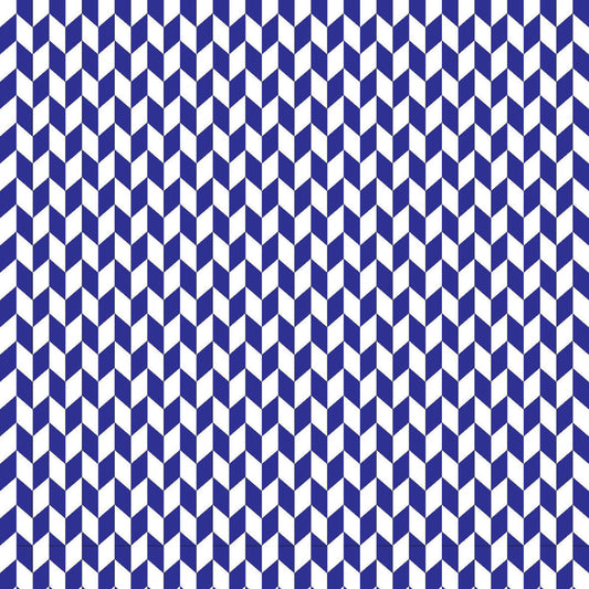 Chevron Dark Blue UV Printed Acrylic Sheet