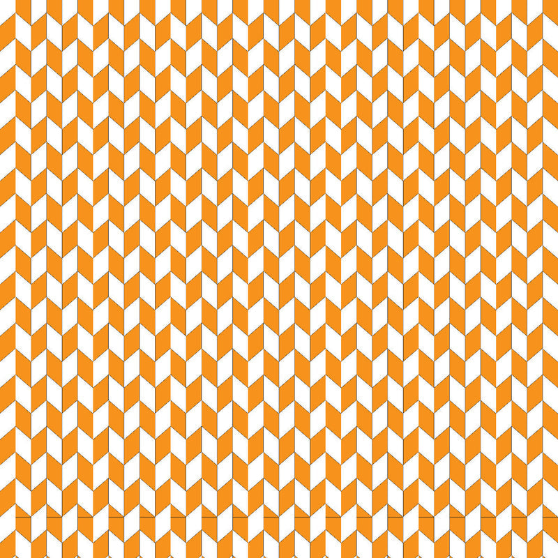 Chevron Orange UV Printed Acrylic Sheet