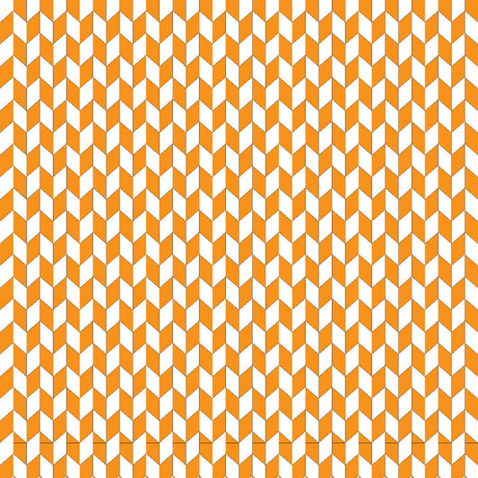 Chevron Orange UV Printed Acrylic Sheet