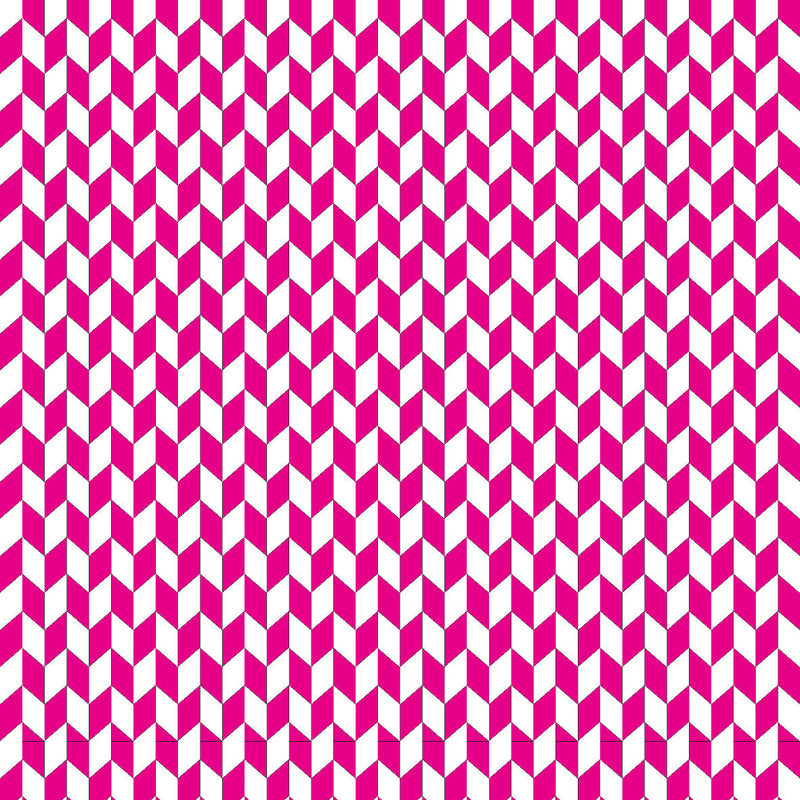 Chevron Bright Pink UV Printed Acrylic Sheet