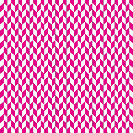 Chevron Bright Pink UV Printed Acrylic Sheet