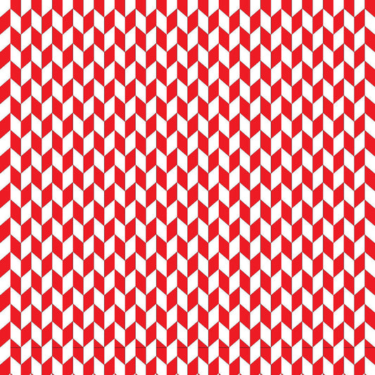 Chevron Red UV Printed Acrylic Sheet