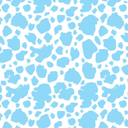 Cow Light Blue UV Printed Acrylic Sheet