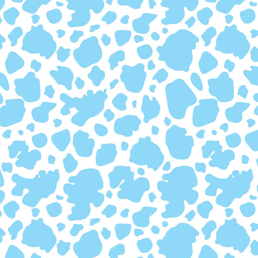 Cow Light Blue UV Printed Acrylic Sheet