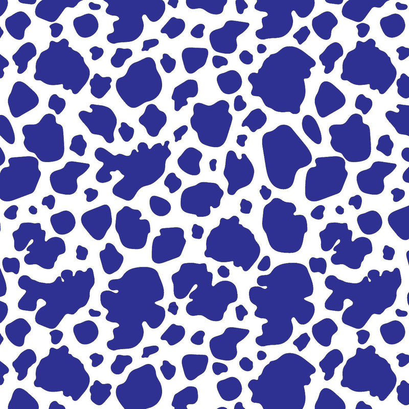Cow Dark Blue UV Printed Acrylic Sheet