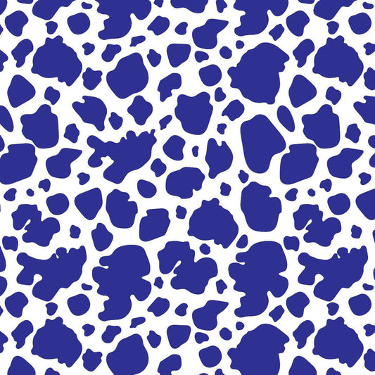 Cow Dark Blue UV Printed Acrylic Sheet