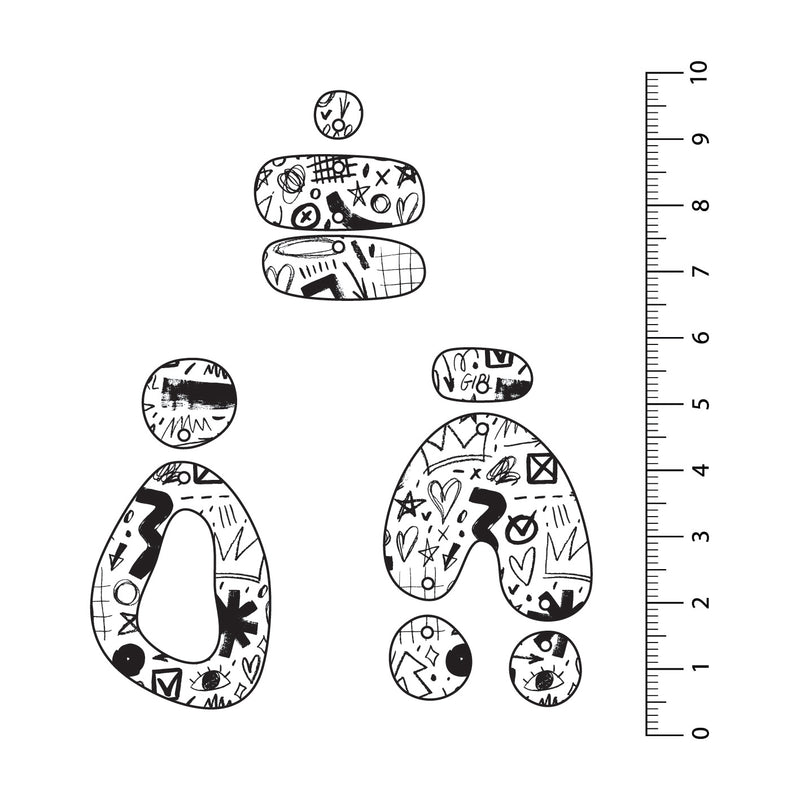 Doodles UV Printed Acrylic Sheet