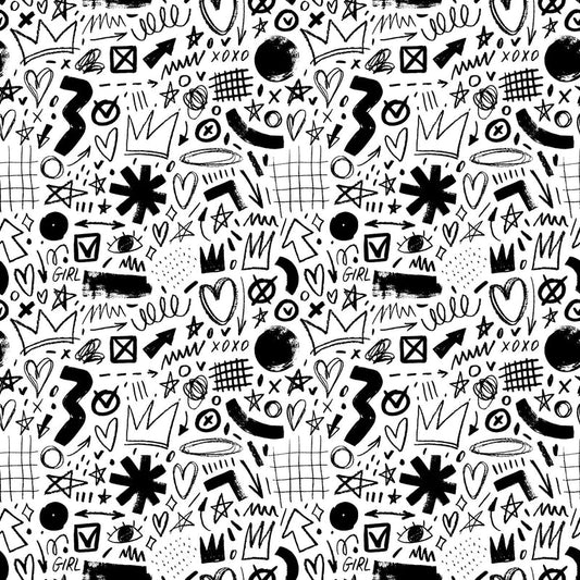 Doodles UV Printed Acrylic Sheet