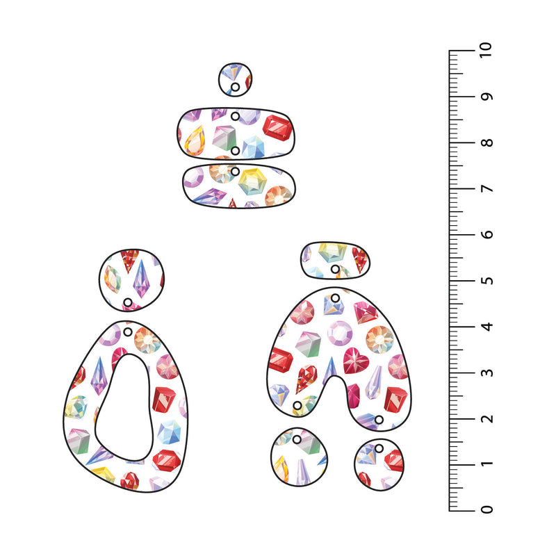 Gems UV Printed Acrylic Sheet