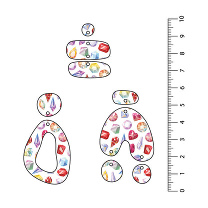 Gems UV Printed Acrylic Sheet