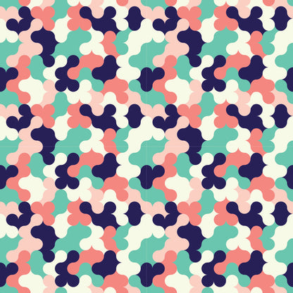 Geometric Blobs UV Printed Acrylic Sheet