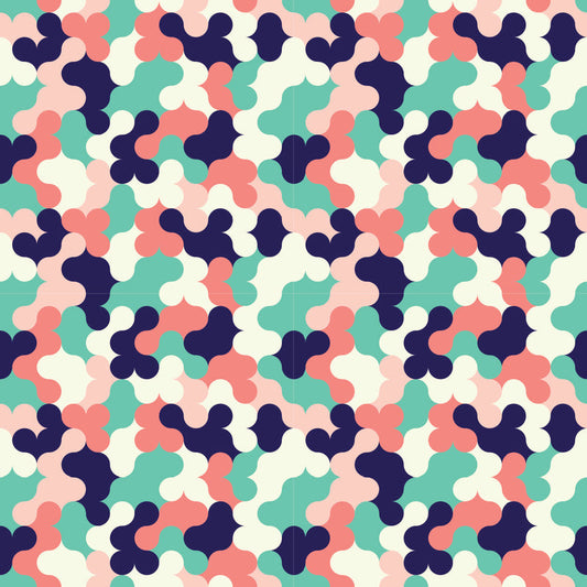 Geometric Blobs UV Printed Acrylic Sheet
