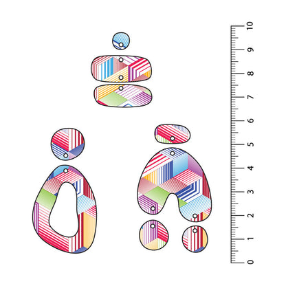 Geometric Cubes 1 UV Printed Acrylic Sheet