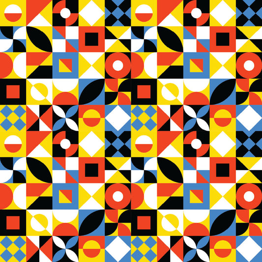Geometric Shapes UV Printed Acrylic Sheet