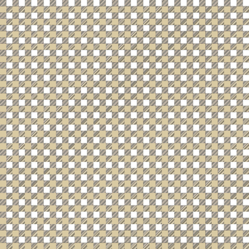 Gingham Beige UV Printed Acrylic Sheet