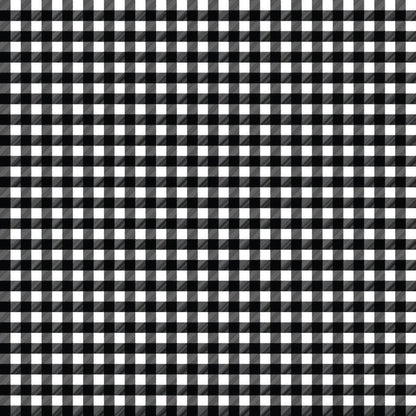 Gingham Black UV Printed Acrylic Sheet