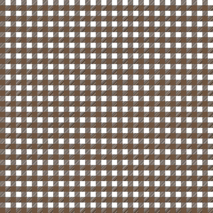 Gingham Brown UV Printed Acrylic Sheet
