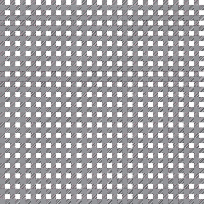 Gingham Grey UV Printed Acrylic Sheet