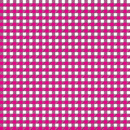 Gingham Bright Pink UV Printed Acrylic Sheet
