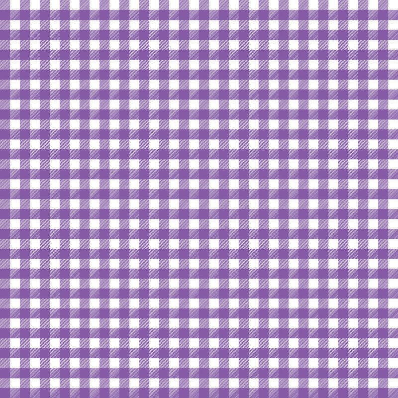 Gingham Dark Purple UV Printed Acrylic Sheet