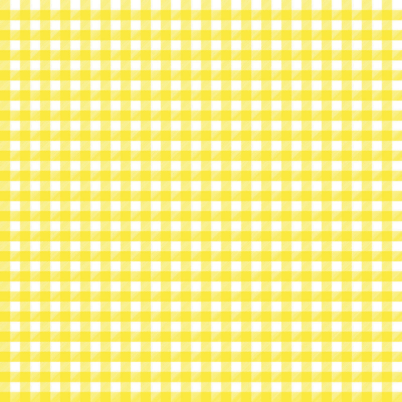 Gingham Yellow UV Printed Acrylic Sheet