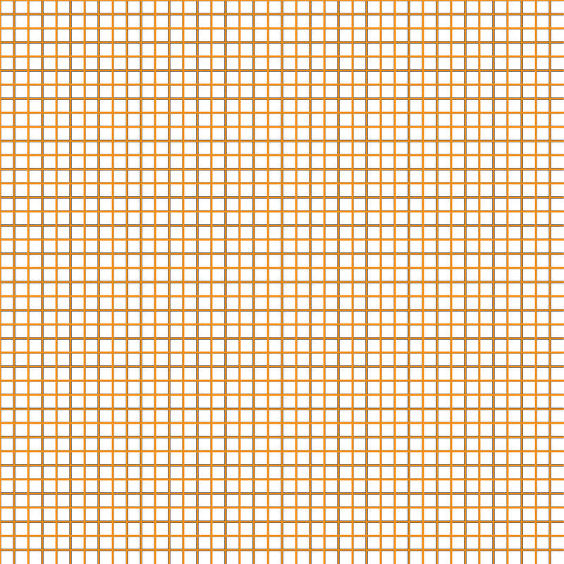 Grid Orange UV Printed Acrylic Sheet