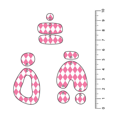Harlequin Light Pink UV Printed Acrylic Sheet