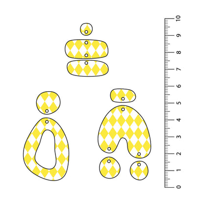 Harlequin Yellow UV Printed Acrylic Sheet