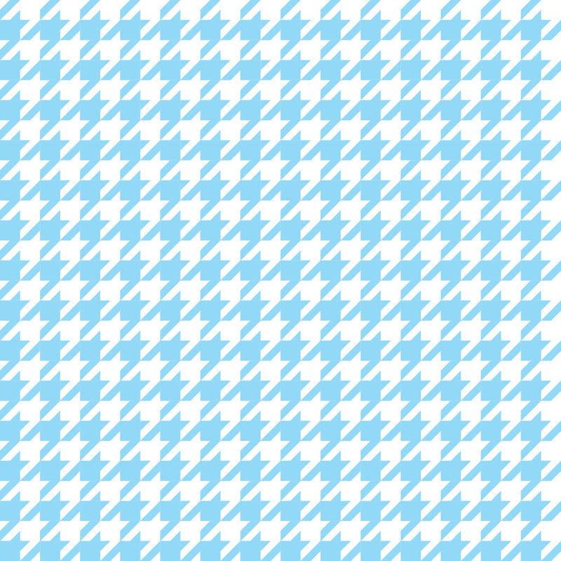 Houndstooth Light Blue UV Printed Acrylic Sheet
