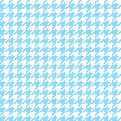 Houndstooth Light Blue UV Printed Acrylic Sheet